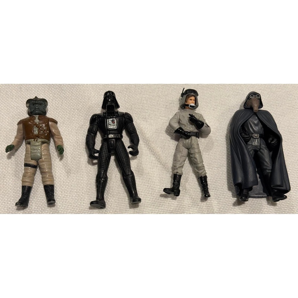 Star Wars Action Figure Lot Darth Vader Han Solo Hoth Garindan Snaggletooth H036